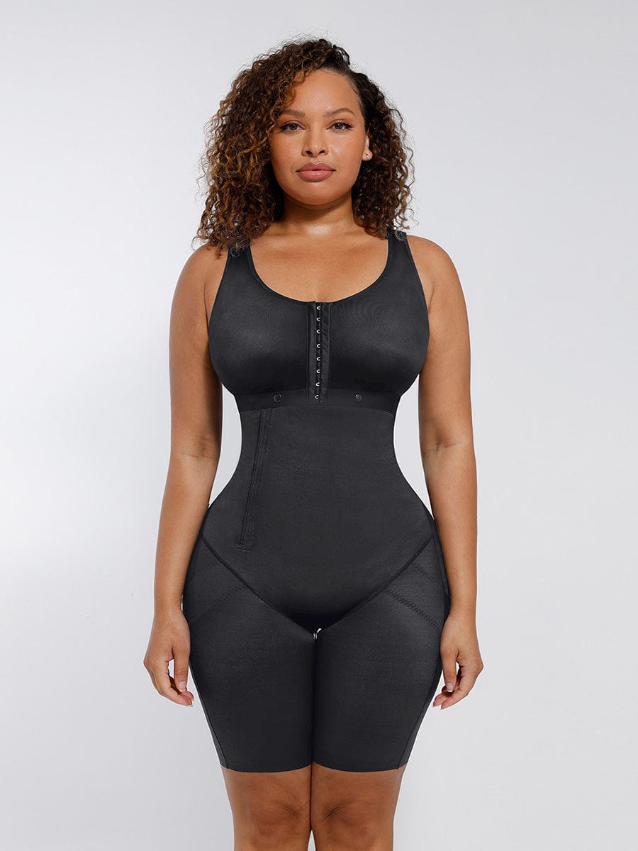 Post-Operative Breast-Covering Side-Zip Body Shaper