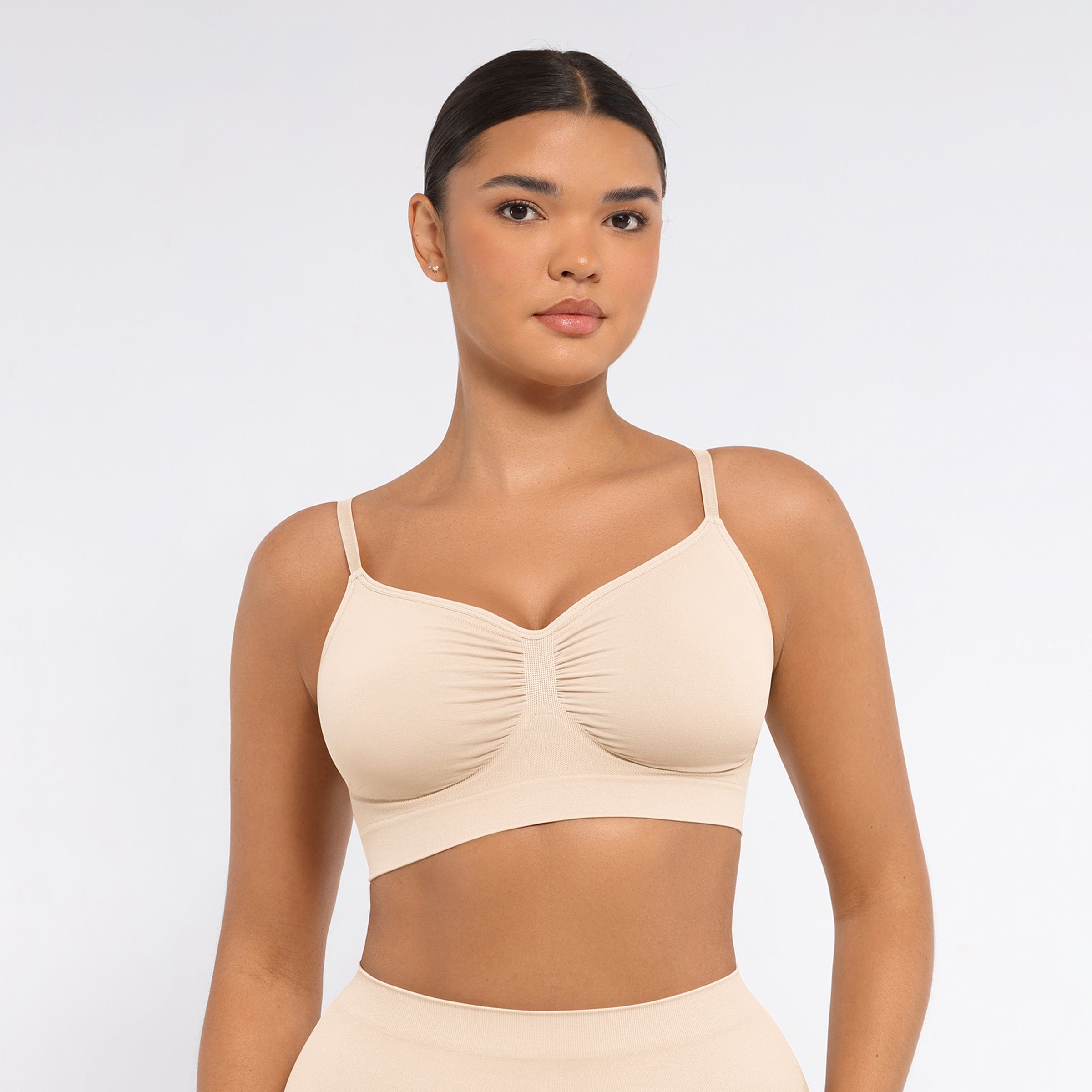 Wireless Supportive Shaping Bra with Adjustable Straps