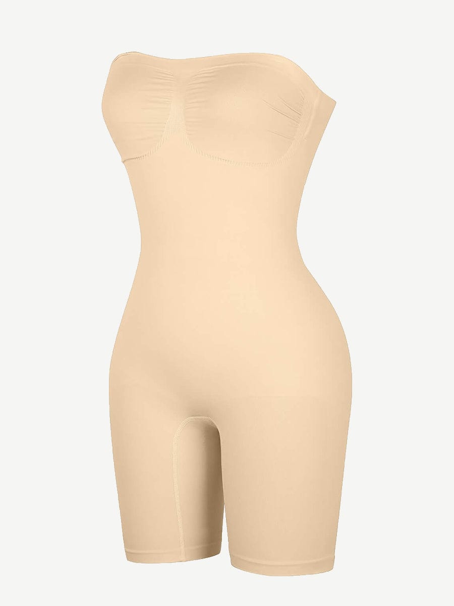 Wholesale Seamless Sculpt Strapless Shorts Butt Lift Shapewear
