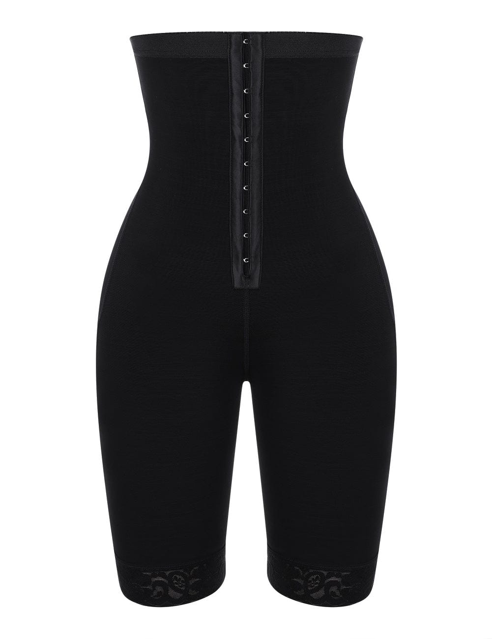 Meticulous Design Black High Waist Hook Front Butt Lifter Shaper