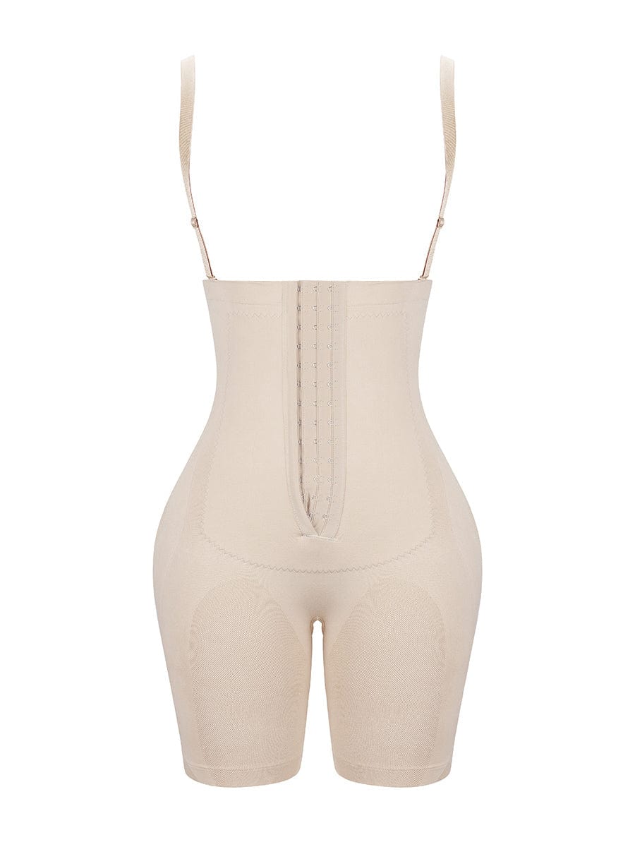 Wholesale Black Seamless Sheer Mesh Full Body Shaper Abdominal Control