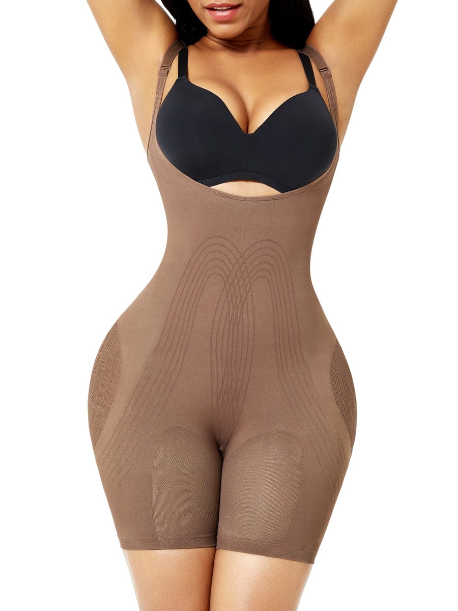 Wholesale Open Bust Body Shaper Thigh Slimmer Shorts Slimming Belly