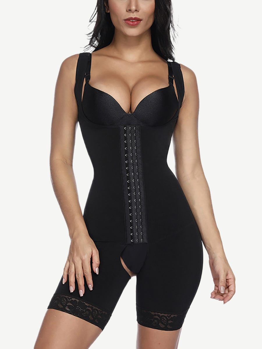 [USA Warehouse] Wholesale Hook Open Crotch Underbust Bodysuit Big Size