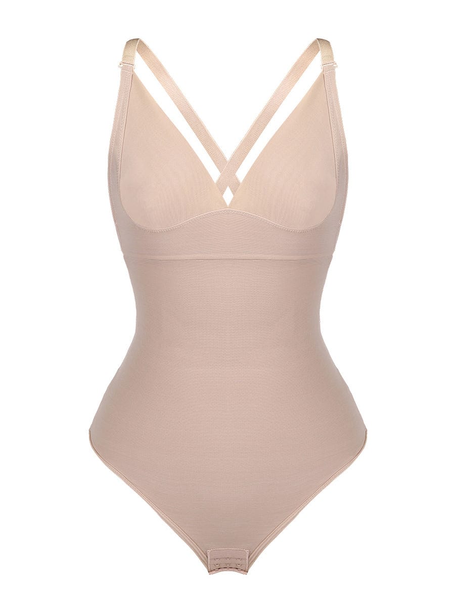 Wholesale Curve Creator Breathable Sexy Adjustable Strap Solid Color Full Body Shaper Shaperwear