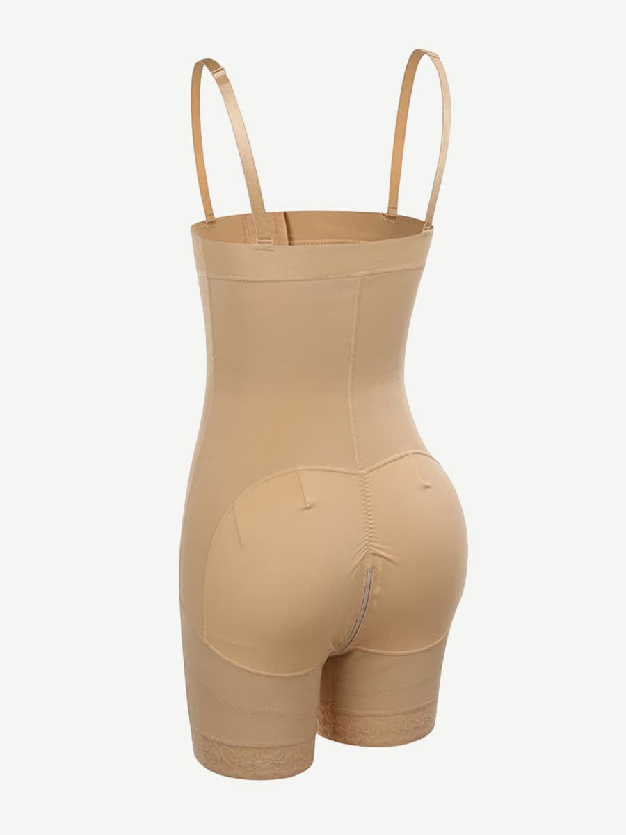 [USA Warehouse]Wholesale Lace Trim Shaping Full Body Shaper Big Size Abdomen Control