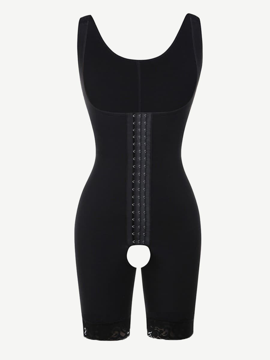 [USA Warehouse]Wholesale Hook Open Crotch Underbust Bodysuit Big Size
