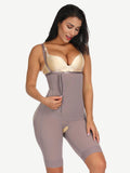 Sleek Smoothers Nude Zipper Underbust Queen Size Bodysuit Hooks Meticulous Design