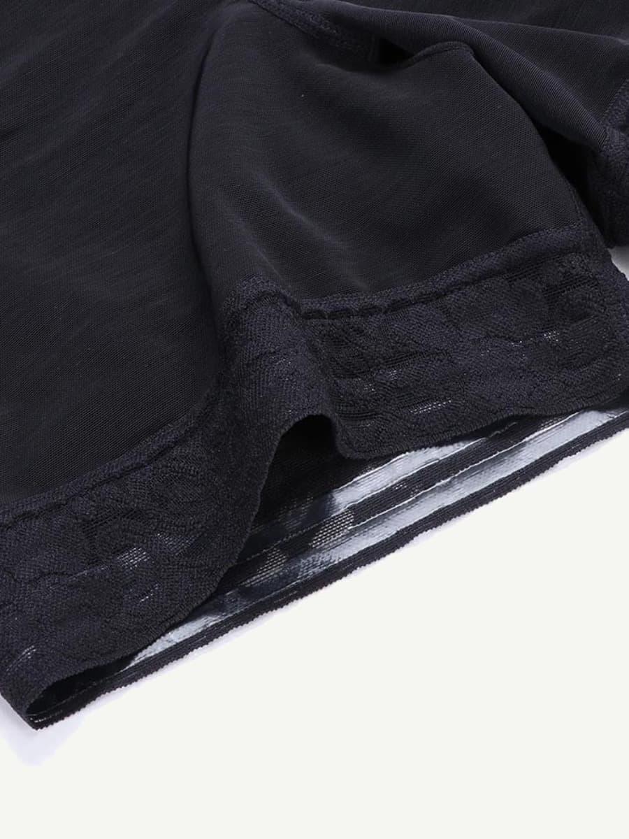 Functional Strengthen 3 Layers Buttless Plus Size Body Shaper Tummy Control